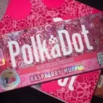 Polkadot-Himbeer-Muffin-Schokolade